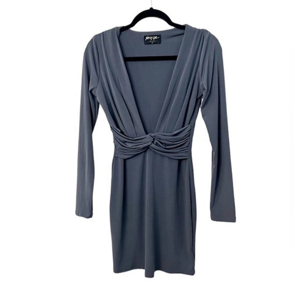 Nasty Gal V-Neck Above Knee Mini Dress